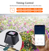 Manipulateur de vanne intelligent WiFi Tuya, lien avec le détecteur de fuite d'eau/gaz, contrôleur vocal Alexa/Google Assistant