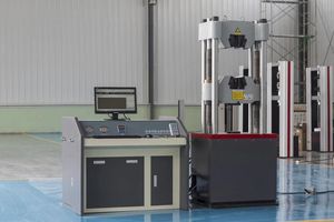 50T 100T elektro hydraulische <span class=keywords><strong>Servo</strong></span>-Universal prüfmaschine für die Druck prüfung der Zug festigkeit von Stahl bewehrung metallen - Product Image 2