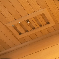 Sauna à tube en céramique de qualité supérieure infrarouge lointain sauna pour 1 personne à l'intérieur avec spa pour personnes en bonne santé