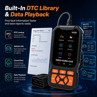 Escáner de Diagnóstico para Auto V520 Obd2, 8 Idiomas, Lector de Códigos de Motor, Detección de Fallas, Eliminación de Códigos de Error
