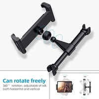 Support de téléphone universel pour appuie-tête de voiture, support de téléphone multi-angle pour siège arrière de voiture, support de téléphone pour iPad