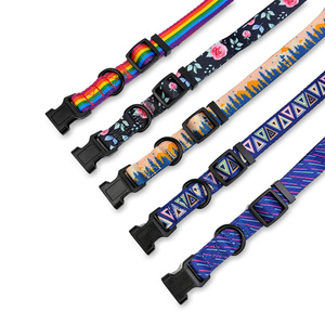 Collar de Nailon Personalizado para Perros con Hebilla, Diseño Floral, Geométrico y Arcoíris para Perros Pequeños - Product Image 2