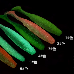 Appâts souples OEM/ODM d'usine 7cm/5cm, leurres artificiels en silicone pour Texas Rig, Wobblers, Jig Head, Swimbait pour la pêche au bar - Product Image 4