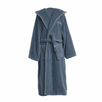 Peignoir unisexe à capuche, double face, très absorbant, lavable en machine, idéal pour coffret cadeau et après le bain, taille unique, avec ceinture