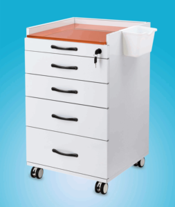 HOCHEY fabbrica Mobile 5 cassetti <span class=keywords><strong>mobili</strong></span> ospedalieri con ruote per il deposito Mobile armadietto dentale <span class=keywords><strong>dentista</strong></span> carrello carrello - Product Image 3