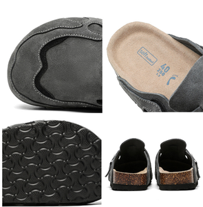 Zuecos personalizados Boston Sliders zapatillas famosas para hombre toboganes verano zuecos corcho mulas moda lujo tobogán personalizado sandalia Birks - Product Image 3