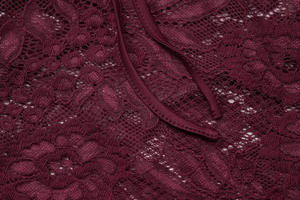 Top Corto Sexy con Apertura Frontale, Maniche Lunghe in <span class=keywords><strong>Pizzo</strong></span> Nero, Eleganti Camicette e Bluse da Donna alla Moda a Prezzo all'Ingrosso - Product Image 4