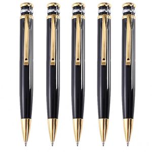 Classic Black Gold <b>Ballpoint</b> <b>Pen</b> Set Premium Metal Twist Action <b>Pen</b> Elegant Corporate Gift Promotional <b>Pen</b> for Business - Product Image 1