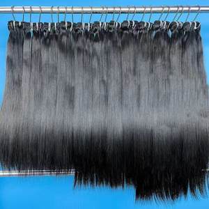 Fournisseur de mèches de cheveux humains vierges vietnamiens à cuticules alignées, double trame, lisses, pour le dropshipping - Product Image 3
