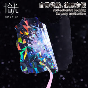 ملصق ضوئي ليزري للسيارات الخفيفة، سلسلة الألعاب النارية المتفتحة، شفاف ومقاوم للماء من مادة PET، مطبوع بتصميم إبداعي للزينة - Product Image 5