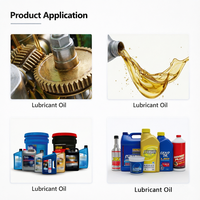 Machine de remplissage automatique 400BPH pour liquides (huiles, lubrifiants, huiles comestibles) en bidons et jerricans, avec suivi de poids et fonction de suivi des produits