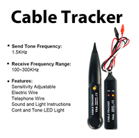 MS6812A Rastreador de Cables, Generador de Tonos, Kit de Sonda, Herramienta Localizadora de Continuidad para Líneas Telefónicas, Ethernet y Cable Coaxial OEM