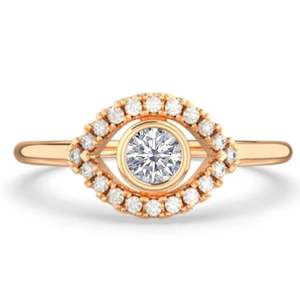 แหวนเงินแท้ 925 ชุบทอง 18K ประดับมอสซาไนต์ทรงเบเซล ดีไซน์คลาสสิกหรูหรา สำหรับผู้หญิง วัยรุ่น และเด็กผู้หญิง  พร้อมอัญมณีประจำเดือนเกิด - Product Image 6