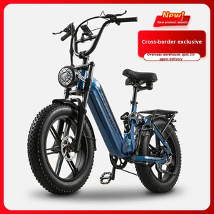 Vélo de montagne léger à frein à huile, vélo électrique 48V, moteur de moyeu arrière sans balais, alliage d'aluminium, roues de 20 pouces - Product Image 2