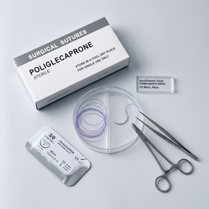 Suturas Médicas Desechables Estériles <span class=keywords><strong>PDS</strong></span> PDO PGA Silk CATGUT, Certificación CE, 5 Años de Garantía, Resistencia a la Tracción, Veterinarias - Product Image 2
