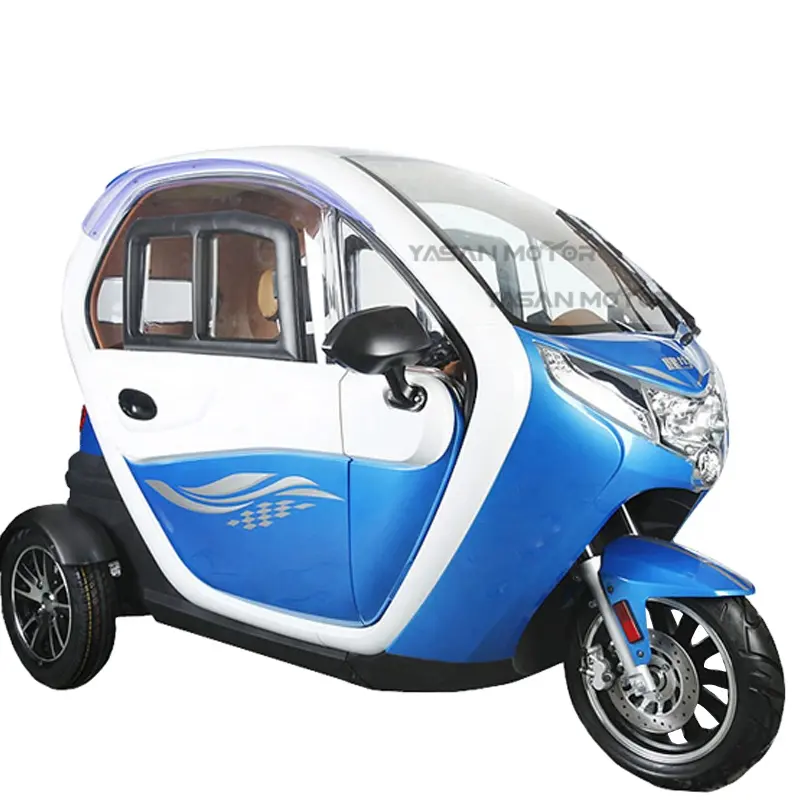 Eec Coc Oem Mobile Trike Electric Tricycles 3 Wheel Scooter Closed Enclosed Tricycle eScooter Motor Tricycle