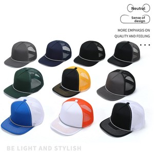 2026 Spring/Summer/Autumn Breathable Mesh Fabric Slightly Curved-Brim <b>Baseball</b> <b>Cap</b> Sun-Protection Adjustable Strap Five-Panel - Product Image 3