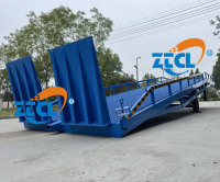 Plateforme de chargement mobile électrique pour camions conteneurs, rampes hydrauliques de déchargement