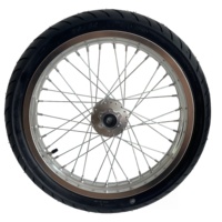 Ensemble de roues Supermoto à rayons en alliage d'aluminium de 17 pouces avec pneus de route à haute adhérence pour moto électrique Surron Ultra Bee