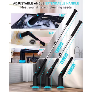 7 têtes de brosse remplaçables électriques pour épurateur de rotation grand couple nettoyeur de douche sans fil pour baignoire carrelage sol 7 remplaçable B - Product Image 2