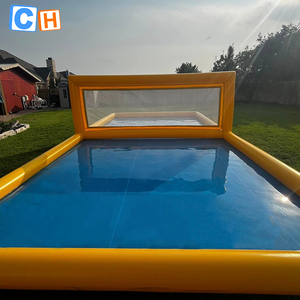 Juego de <span class=keywords><strong>piscina</strong></span> de voleibol inflable de PVC hermético comercial de alta calidad de gran tamaño para la escuela en casa o el mar para piscinas enterradas - Product Image 2