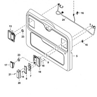 Pièces détachées pour chargeuse compacte Bobcat, modèle standard, feu arrière 6670284 / feux arrière LED