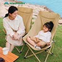 Großhandel Custom Taller Breiter Outdoor Klapp Camping Stuhl Multifunktion ale tragbare Liege Moon Chair