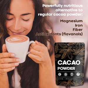 OEM ODM <span class=keywords><strong>Cacao</strong></span> caliente sin azúcar para hornear <span class=keywords><strong>Keto</strong></span> Vegan Superfoods <span class=keywords><strong>cacao</strong></span> latte <span class=keywords><strong>Cacao</strong></span> <span class=keywords><strong>en</strong></span> <span class=keywords><strong>polvo</strong></span> - Product Image 4