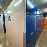 Cabine de stockage moderne en acier galvanisé, casier de rangement personnalisé, mini entrepôt, unité de stockage