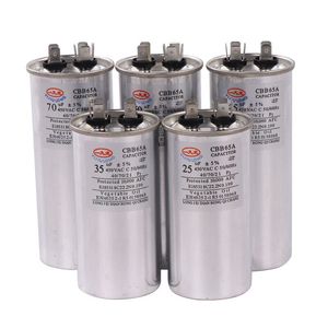 <span class=keywords><strong>Condensateur</strong></span> CBB65 <span class=keywords><strong>450V</strong></span> AC pour compresseur de climatiseur, démarrage/fonctionnement, 20μF-100μF, boîtier métallique, <span class=keywords><strong>condensateur</strong></span> à film polypropylène - Product Image 3