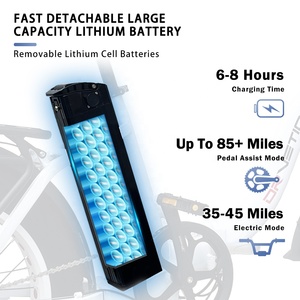 Bicicleta Eléctrica Plegable para Adultos con Llantas Gruesas de 20 Pulgadas, Neumáticos para Nieve, 750W, 48V, Bicicleta Eléctrica Plegable <span class=keywords><strong>MTB</strong></span> - Product Image 6