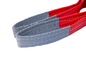 Filati di poliestere industriale ad alta tenacità 100% fionda piatta a singolo e doppio strato - Product Image 3