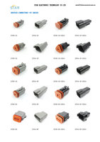 Deutsch DT Série Voiture Étanche deutsch DT 8 broches DT06-8S mâle femelle connecteur étanche DT04-8P