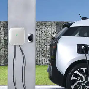 Laimao 7kw 32a Bluetooth Home 11kw connettore App caricatore elettrico per auto tipo 2 Ocpp Ac Ev caricabatterie da parete con cavo di alimentazione