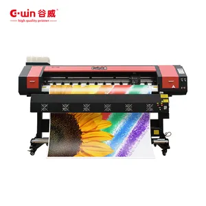Precio barato digital 1,8 m/1,9 m/2,5 m impresora de gran formato i3200 xp600 cabezal eco solvente impresora de inyección de tinta de papel adhesivo