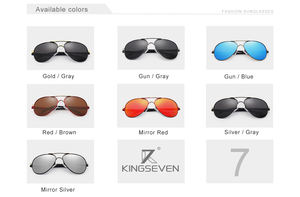 Kacamata KINGSEVEN Pria 2021 Kacamata Mengemudi Polarisasi untuk Pria Kacamata Fashion Aluminium Wanita Kacamata Gafas De Sol Shades 7503 - Product Image 6
