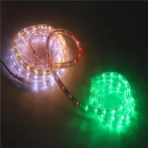 Outdoor Weihnachts beleuchtung Led Seil, LED Seil Lichter Roll Strip Kalte Hochzeits dekoration Motiv Warmweiß Led Seil Lichter Themenpark