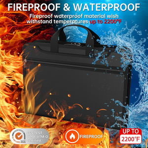 Yihuaxing กระเป๋า12ช่องกันไฟ, แฟ้มจัดแยกเอกสารหลายชั้นสำหรับใช้ในบ้านสำนักงาน - Product Image 5