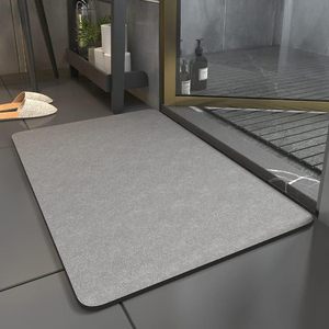 Ensemble de tapis de bain antidérapants en microfibre personnalisés, tapis de salle de bain absorbant l'eau en diatomite, fabriqué à la machine - Product Image 1