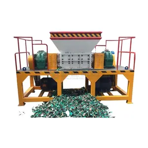 Trituradora de bolsas de plástico, máquina trituradora de desechos de tuberías de botellas y tambores, trituradora de palés