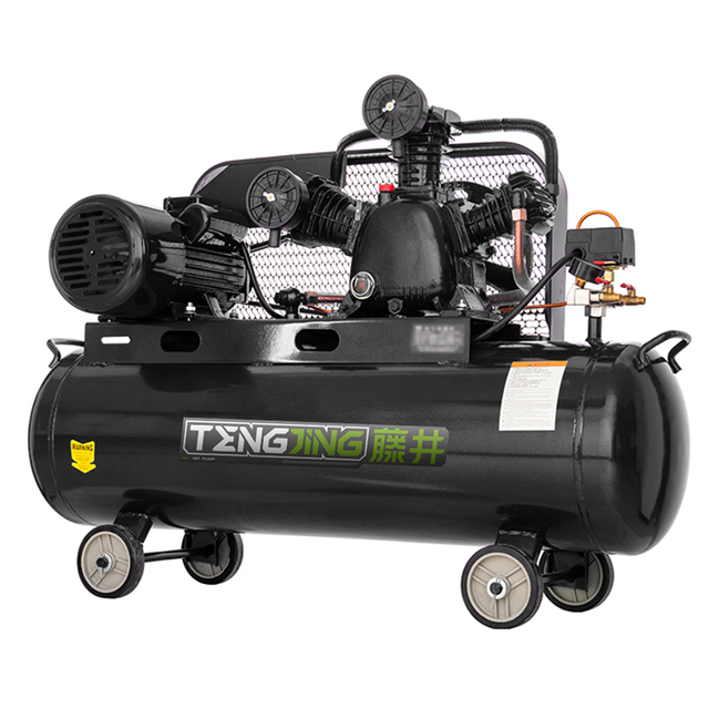 High Quality Portable Industrial Air Compressor Machine Mobile Oil-Free Silent High-Pressure Piston Compressor