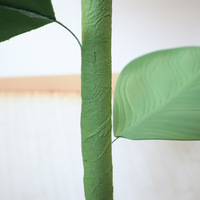 Support en fer pour fleur en papier géante, base ronde en métal avec tube, tige recouverte de papier pour la décoration de scène de mariage