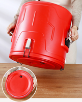 Speisenwärmer für Gewerbliche Gastronomie 5L-10L-30L-40L 50L-70L 80L Isolierter Metall-Speisebehälter & Thermischer Suppenbehälter für Hotel-Buffet