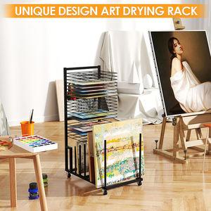 JH-Mech المتداول الفن قماش التخزين منظم قابل للتعديل مؤطرة الفن قماش المجلس لوحة الرسم الفن لوحة الفن الفن رف التخزين - Product Image 6