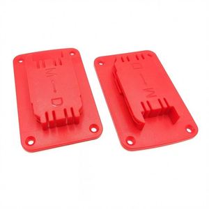 4 paquets de supports de quai pour outils électriques en plastique robuste avec vis <span class=keywords><strong>Milwaukee</strong></span> <span class=keywords><strong>M12</strong></span> 12V Battery Drill Tool Storage Hanger Mount - Product Image 2
