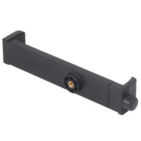 Support de tablette mince en plastique à double griffe froide réglable par vis de 14 pouces, support universel à pince pour téléphone, adaptateur de fixation pour trépied