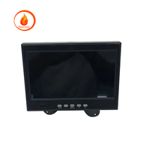 Caméra de recul Firecore HX-07 7" HD LCD 12V étanche avec vision nocturne, GPS, ADAS, écran partagé et détection de lignes de stationnement pour position avant