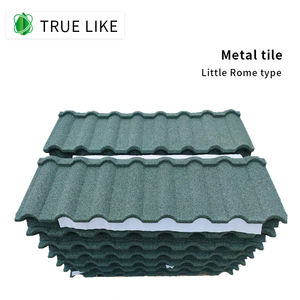 Tegole in Acciaio Truelike Ondulate Ignifughe Impermeabili di Lunga Durata Isolamento Acustico Ecologiche Fornitore Certificato per Tetti - Product Image 1