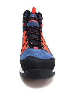 Stivali da trekking da uomo <span class=keywords><strong>blu</strong></span> in <span class=keywords><strong>pelle</strong></span> nabuk impermeabile Fashion Design stivali da campeggio all'aperto - Product Image 4