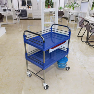 스테인리스 스틸 및 ABS 재질의 병원 응급 의료 트롤리 - Product Image 6